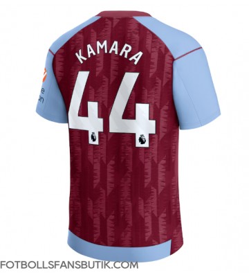 Aston Villa Boubacar Kamara #44 Replika Hemmatröja 2023-24 Kortärmad